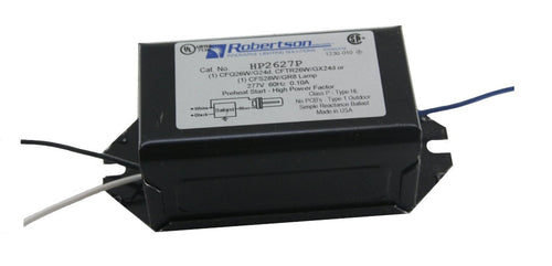 Robertson HP2627P /C Mag 9W CFL 2-Pin Ballast - 277V - HPF
