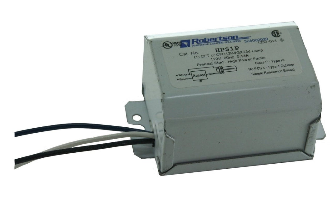 Robertson HPS1P /F Mag 13W CFL 2-Pin Ballast - HPF
