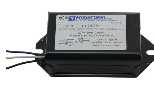 Robertson HP7927P /G Mag 9W CFL 2-Pin Ballast - 277V - HPF