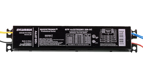 Sylvania QTP4x32T8UNVISNSC Quicktronic T8 Ballast - 4 Lamp