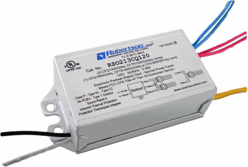 Robertson RSO213CQ120 /A Electronic CFL Ballast 18W - 4-pin