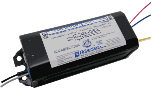 Robertson PSK2GPH18MV Germicidal 10-38W T5 or CFL Ballast