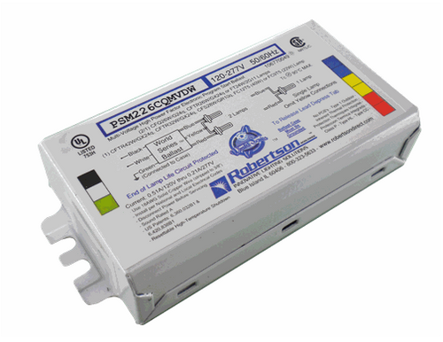 Robertson PSM226CQMVDW 26W CFL Ballast Kit - Dual Entry