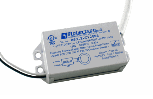 Robertson RSO122C120WS Circline or 2D Ballast 22W - 120V
