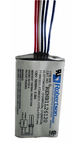 Robertson RENB1L26120 /A  26W CFL Ballast - 1 Side Leads
